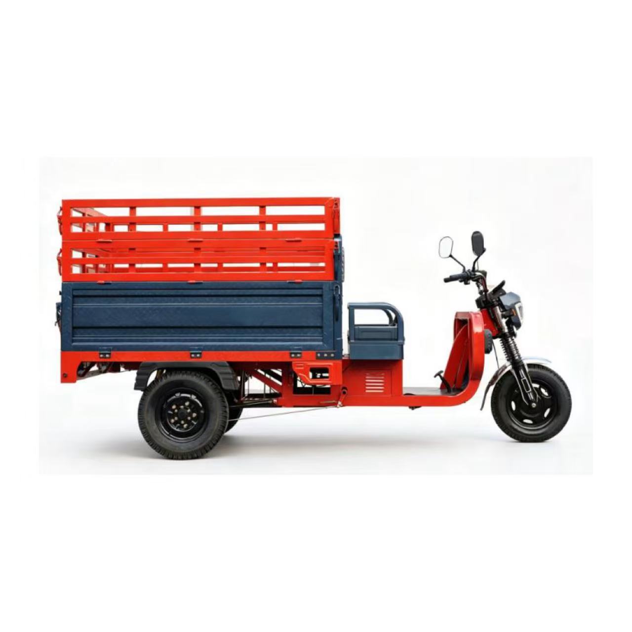 Large cargo box electric tricycle, high load 3 wheel electric vehicle for farm goods transportation, factory wholesale export trike
